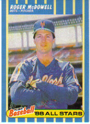 1988 Fleer Baseball All-Stars Baseball Cards   024      Roger McDowell
